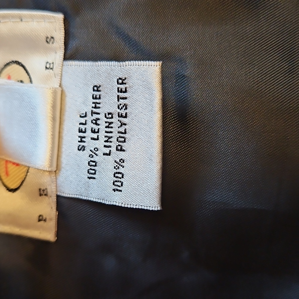 Talbots Black Leather Pencil Skirt - Picture 6 of 6